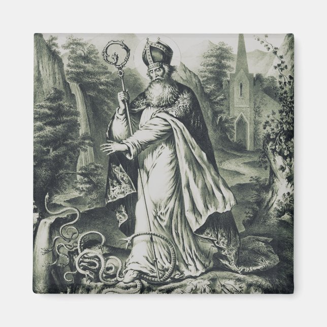 Imán San Patricio patrón de Irlanda (Frente)