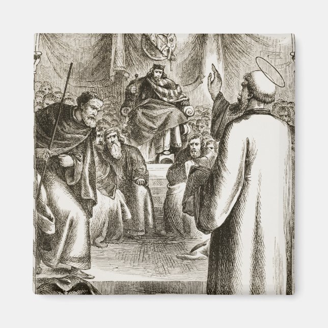 Imán San Patricio sermoneando en Tara, de 'The Trias Th (Frente)