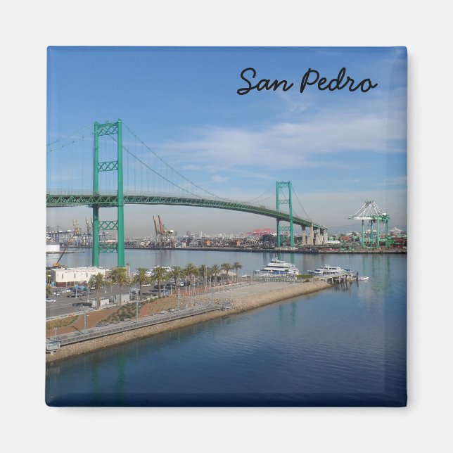 Imán San Pedro, California (Frente)