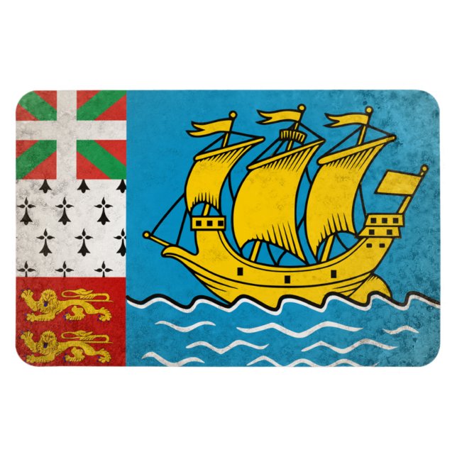 Imán San Pedro y Miquelón (Horizontal)