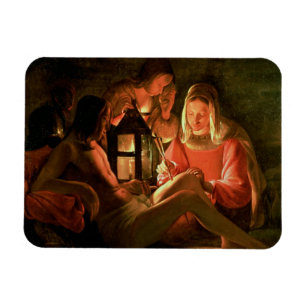 Imán San Sebastián atendido por la Sagrada Mujer (aceit