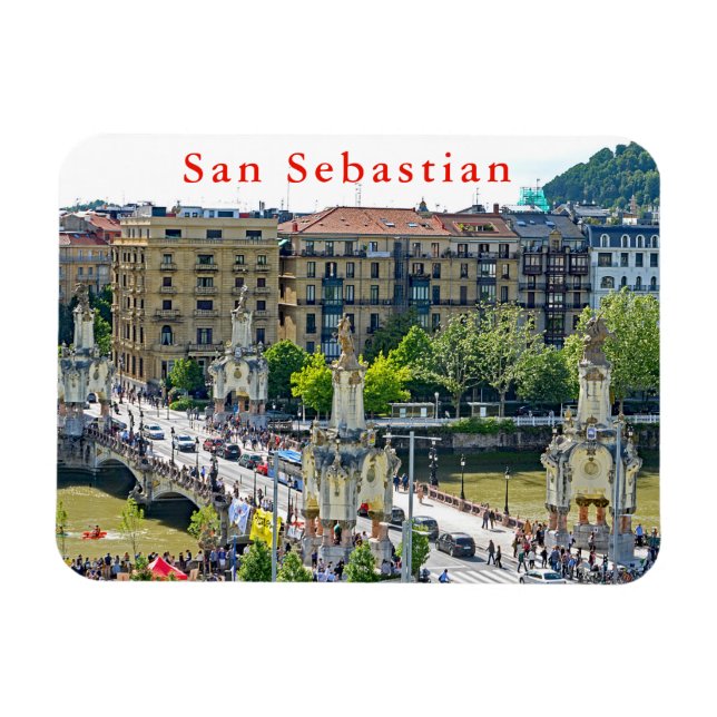Imán San Sebastián - Donostia. Puente María Cristina. (Horizontal)