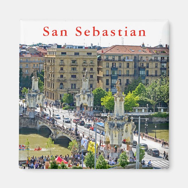 Imán San Sebastián - Donostia. Puente María Cristina. (Frente)
