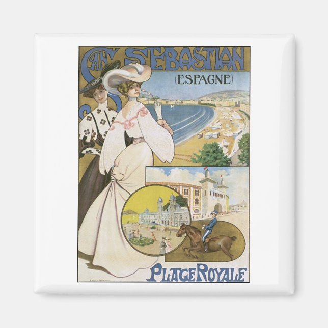 Imán San Sebastián Espana Place Royale (Frente)