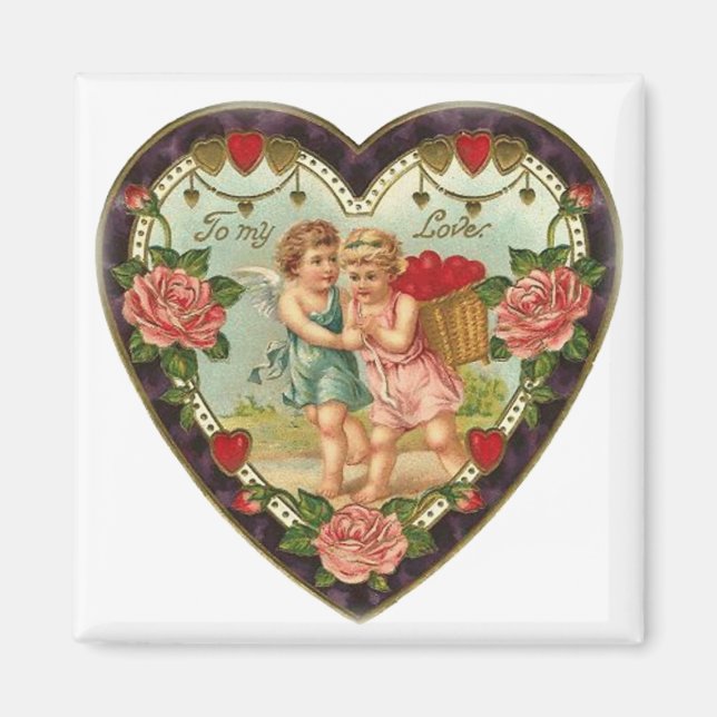 Imán San Valentín Victoriano A Mi Amor II (Frente)
