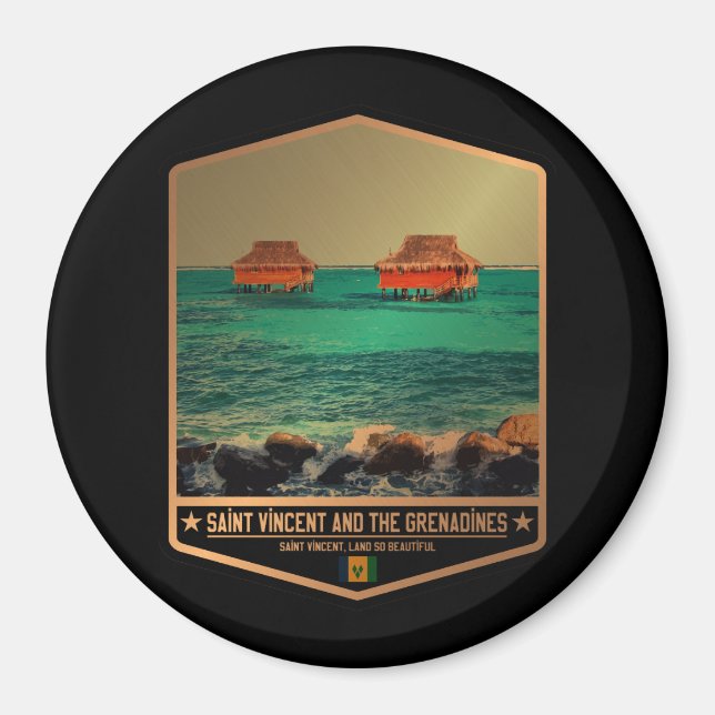 Imán San Vicente y las Granadinas (Frente)