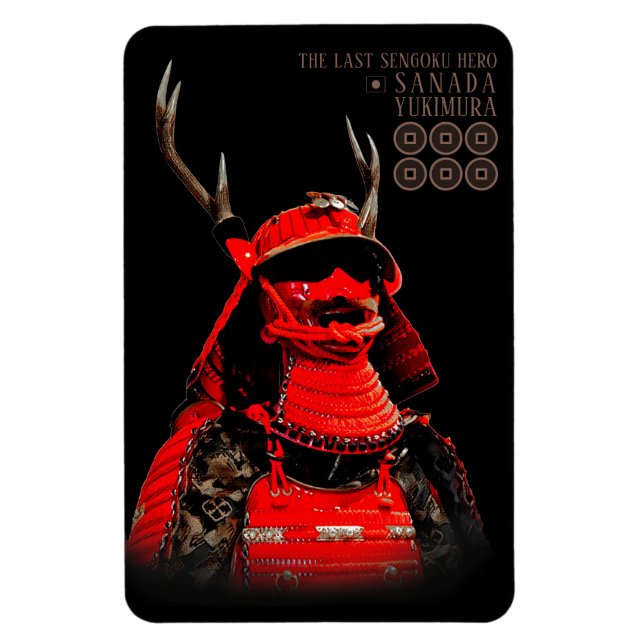 Imán SANADA YUKIMURA (Versión roja) (Vertical)