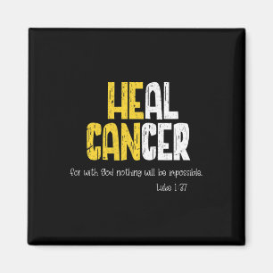 Imán Sanar el cáncer Conciencia sobre el cáncer infanti