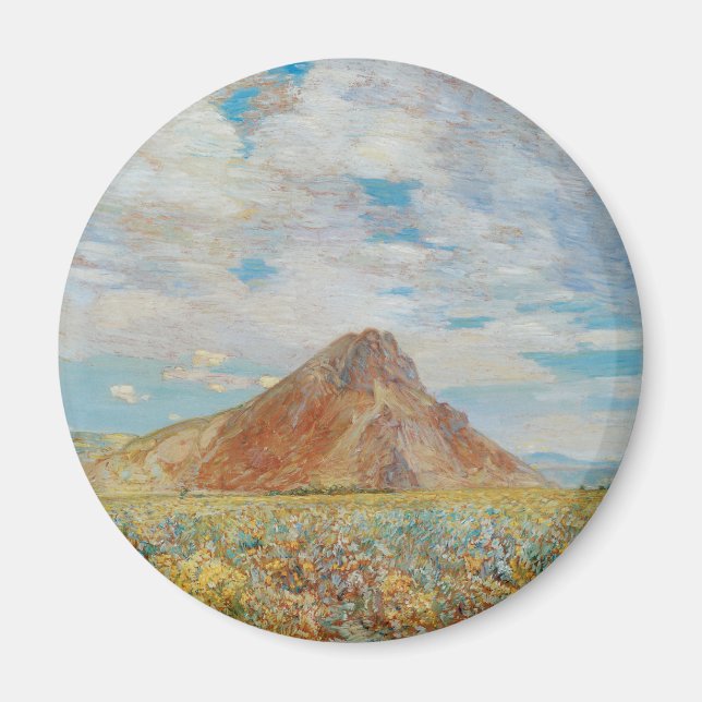 Imán Sand Springs Butte por Childe Hassam, arte de époc (Frente)