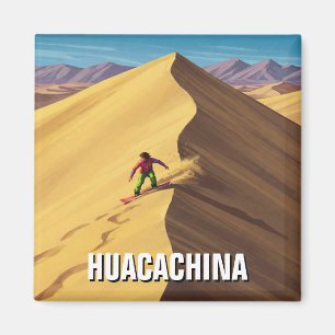 Imán Sandboard en Huacachina Perú Viaje