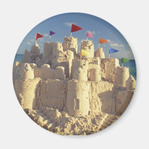 Imán Sandcastle On Beach