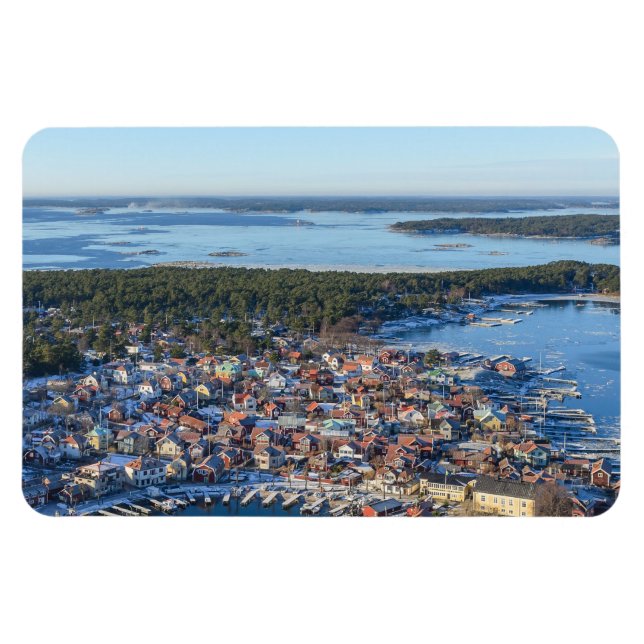 Imán Sandhamn, archipiélago de Estocolmo, Suecia (Horizontal)