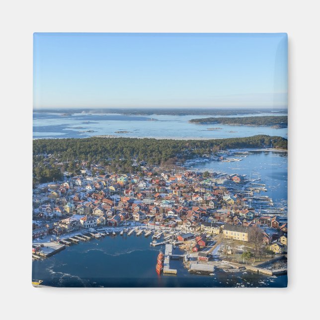 Imán Sandhamn, archipiélago de Estocolmo, Suecia (Frente)