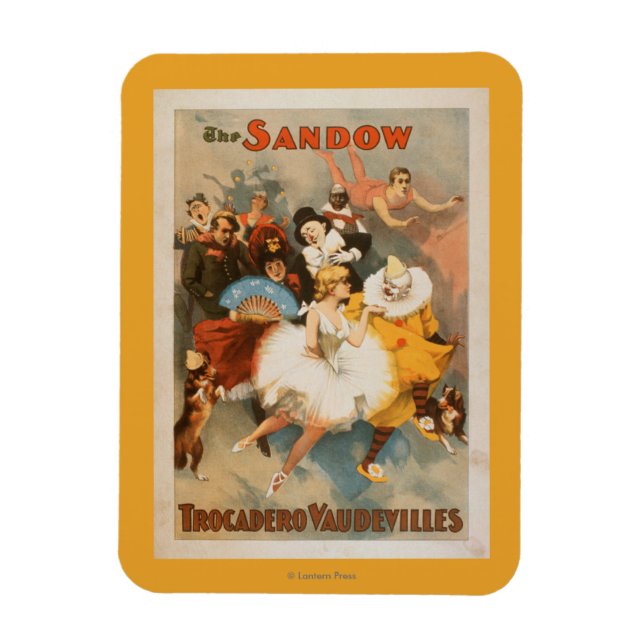 Imán Sandow Trocadero Vaudevilles Tema del Carnaval (Vertical)