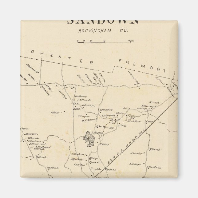 Imán Sandown, Rockingham Co (Frente)