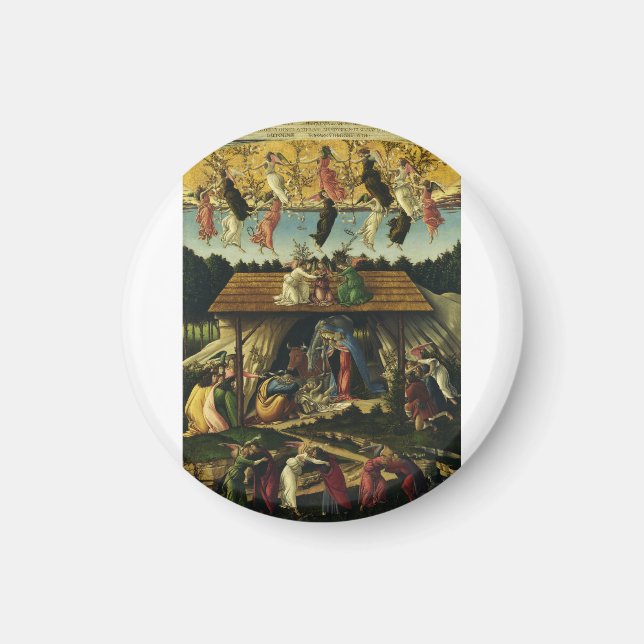 Imán Sandro Botticelli - El Nacimiento Místico – Arte F (Frente)