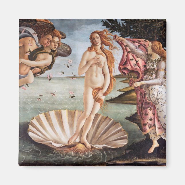 Imán Sandro Botticelli - Nacimiento de Venus (Frente)