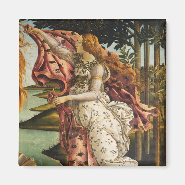 Imán Sandro Botticelli Nacimiento de Venus Hora de Prim (Frente)