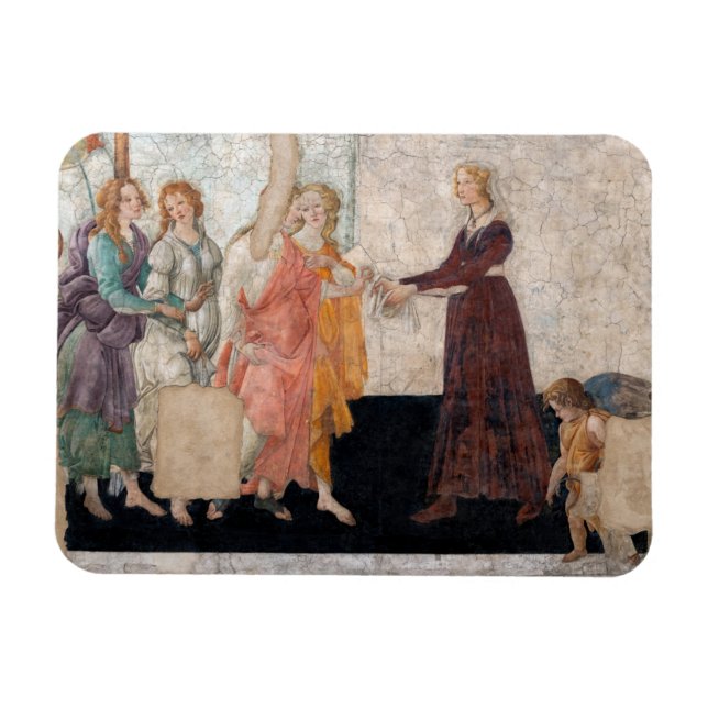 Imán Sandro Botticelli - Venus y los Tres Grados (Horizontal)