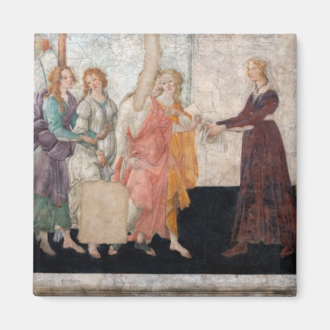 Imán Sandro Botticelli - Venus y los Tres Grados (Frente)