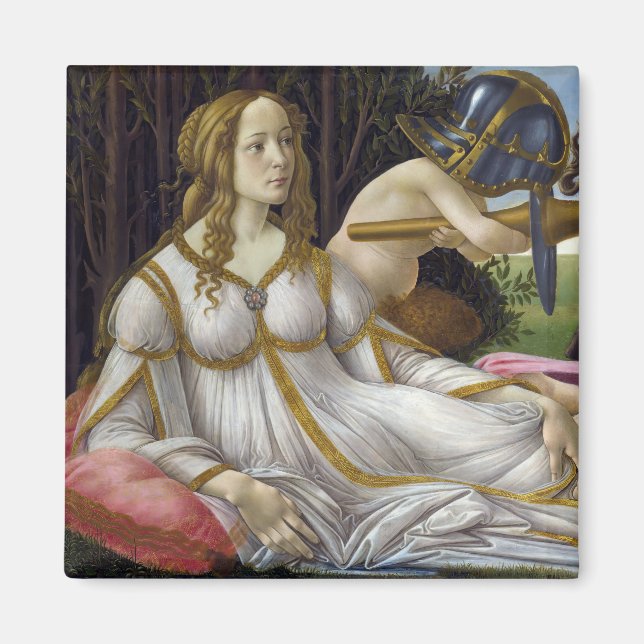 Imán Sandro Botticelli - Venus y Mars, lado izquierdo (Frente)