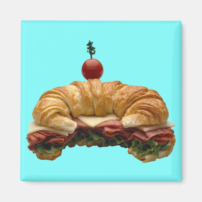 Imán Sandwich de croissant (Frente)