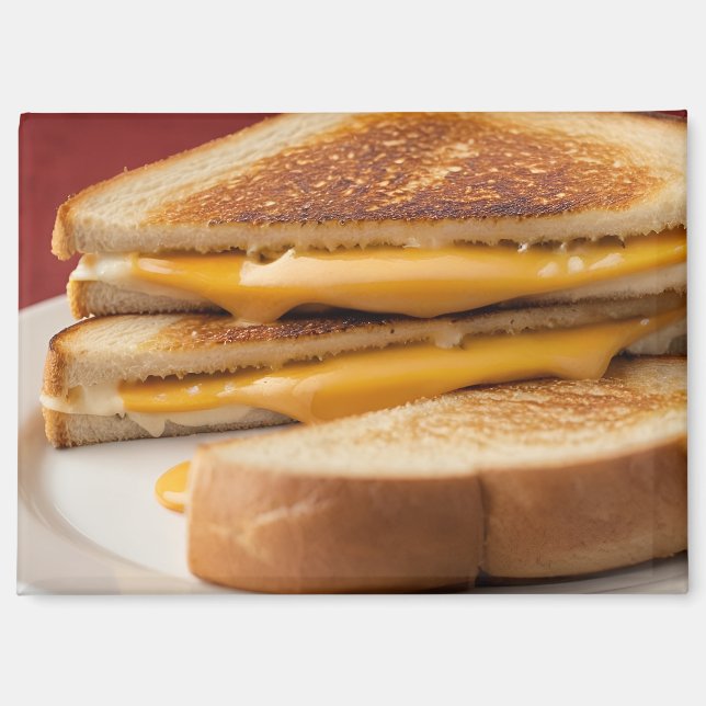 Imán Sándwich de queso a la parrilla (Anverso)