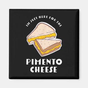 Imán Sándwich de queso Pimento - Golfistas divertidos m