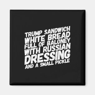 Imán Sándwich divertido anti-Trump Impugnar a Trump pol