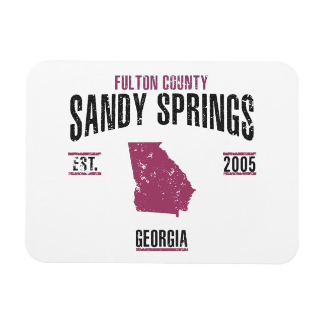 Imán Sandy Springs (Horizontal)