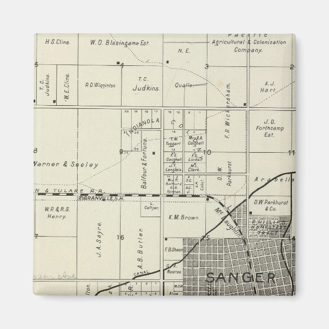 Imán Sanger, California (Frente)