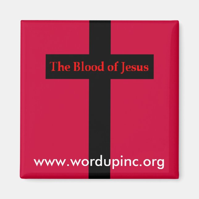 Imán Sangre de Jesús Magnet (Frente)