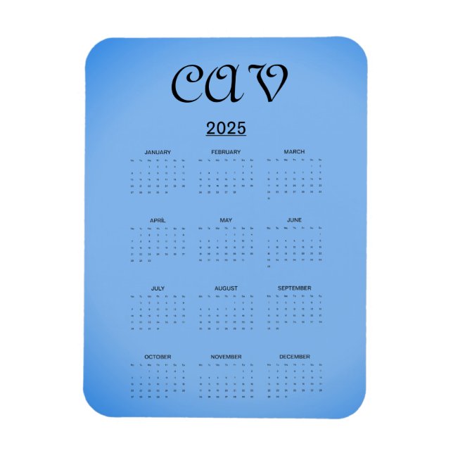 Imán Sangria Cornflower Blue (Vertical)