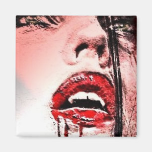 Imán sangriento hermoso del vampiro