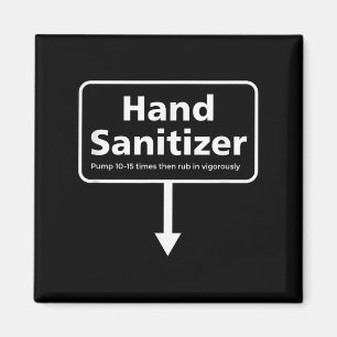Imán Sanitizador de manos masculinas - Navidades divert