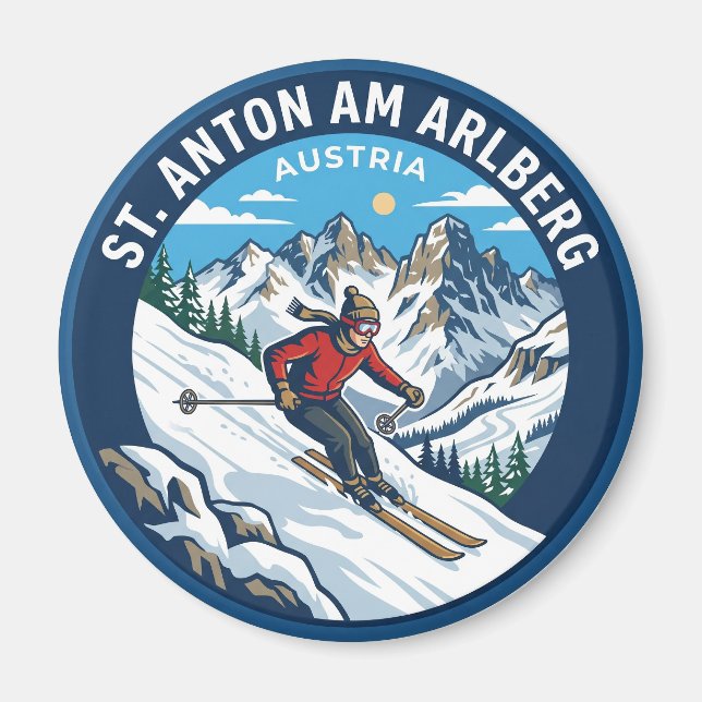 Imán Sankt Anton am Arlberg Austria (Frente)