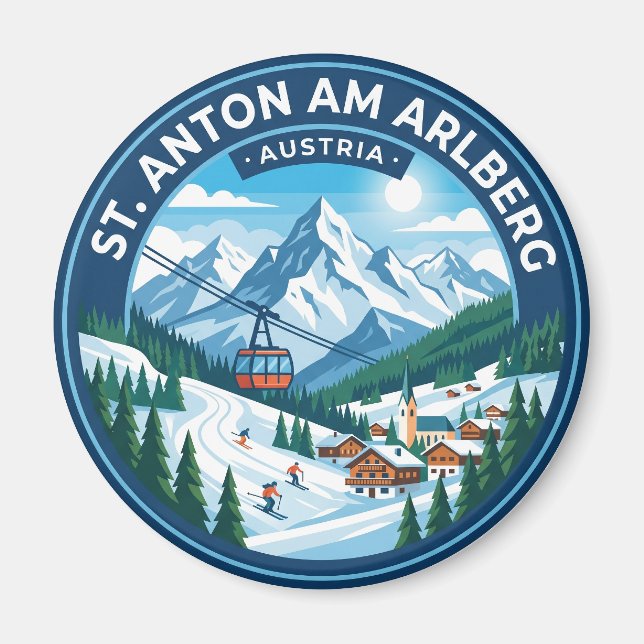 Imán Sankt Anton am Arlberg Austria (Frente)