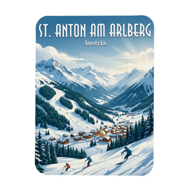 Imán Sankt Anton am Arlberg Austria (Vertical)