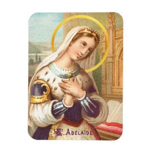 Imán Santa Adelaida, emperatriz del Sacro Imperio Roman