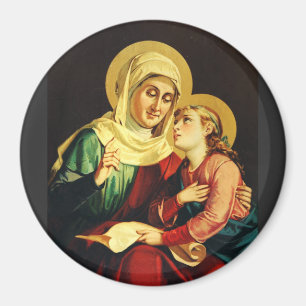 Imán Santa Ana y la Virgen María