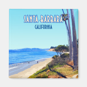 Imán Santa Barbara California Butterfly Beach Montecito