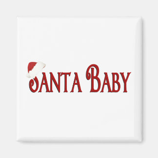 Imán Santa Bebé