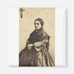Imán Santa Bernadette Soubirous Arte Fino