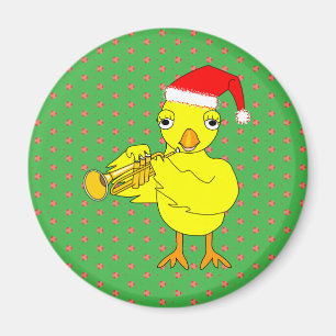 Imán Santa Cap Trumpet Chick