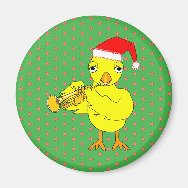 Imán Santa Cap Trumpet Chick (Frente)