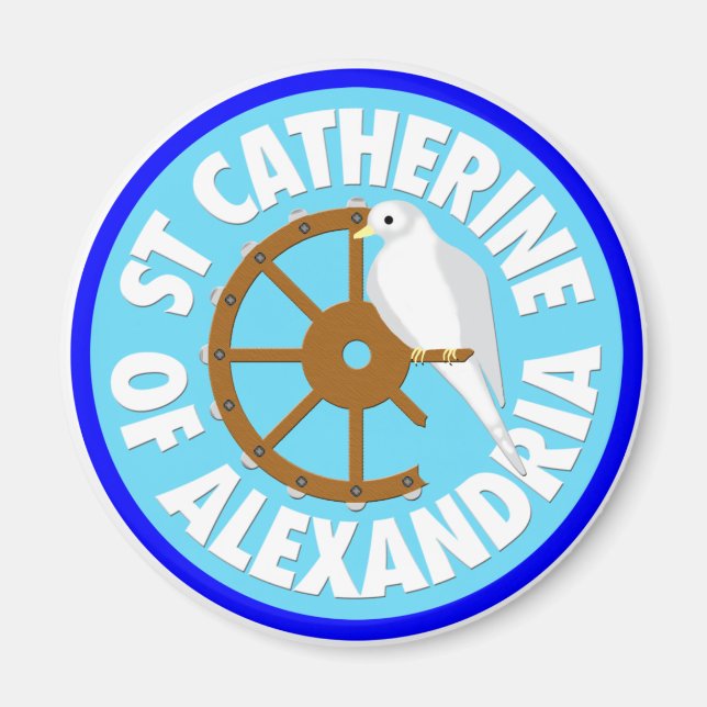 Imán Santa Catalina de Alejandría (Frente)