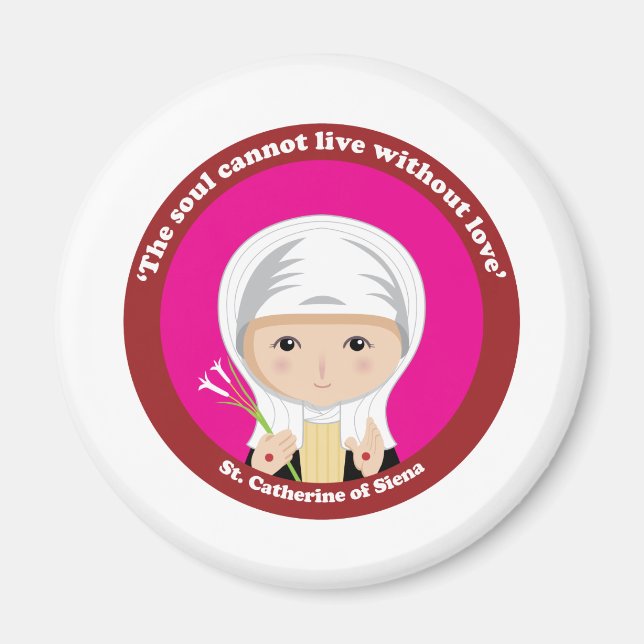 Imán Santa Catalina de Siena (Frente)