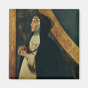 Imán Santa Catalina de Siena por Juan Bautista Maino
