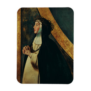 Imán Santa Catalina de Siena por Juan Bautista Maino
