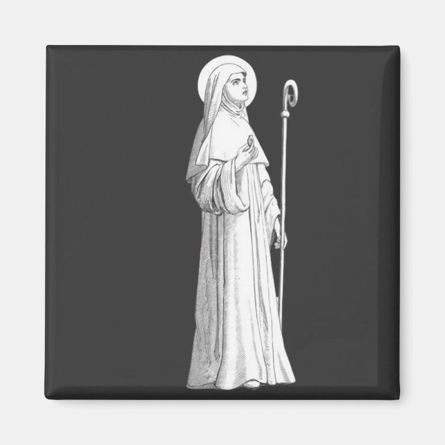 Imán Santa Catalina de Siena Virgen (Frente)